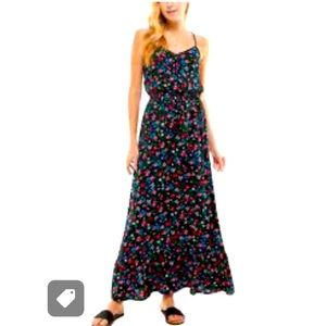 Maxi dress by Kingston Grey, spaghetti straps, cross crosses in the back.  XL